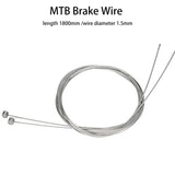 ZTTO Bicycle Stainless Steel Inner Shift Brake Wire MTB Road Bike Shifting Zinc Coat Inside Cable Line 2100mm Shifter Derailleur