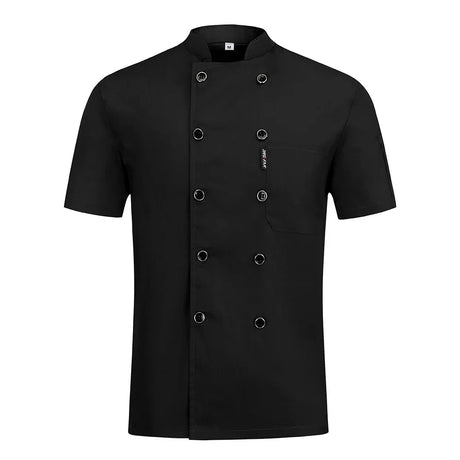 3 colors high quality Double breasted Chef uniform Restaurant hotel kitchen Catering jackets cooking Cafe workwear chef clothes