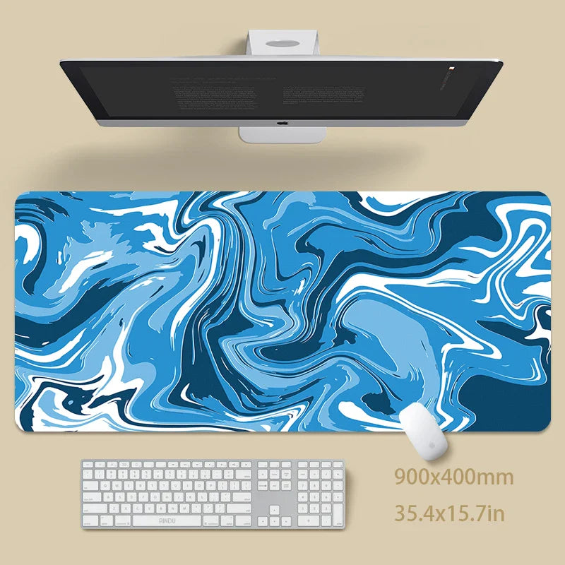 Large Gaming Mousepads Strata Mouse Pad Computer Mousemats Mouse Mat 90x40cm Desk Pad For PC Keyboard Mat Table Pad 100x50cm