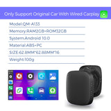 2024 Carplay AI BOX Wireless Android Auto Carplay TV Box Car Intelligent System 10 2GB+32GB For Mazda Volvo Benz Toyota Kia Ford