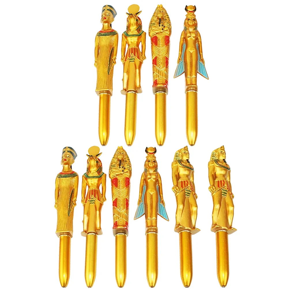 Operitacx Novelty Ballpoint Pen Egyptian Pharaoh Gel Ink Creative Writing Pens Stationery Supplies School Office Children Gift