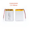 523450/503450 1000mAh 3.7V Polymer Lithium Rechargeable Battery Li-ion Battery JST PH2.0 2pin For GPS Smart Phone DVD MP5