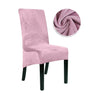 1/2/4/6 Pieces Real Velvet Fabric XL Size Chair Cover Big Size Long Back Europe Style Seat Chair Covers For Restaurant Hotel