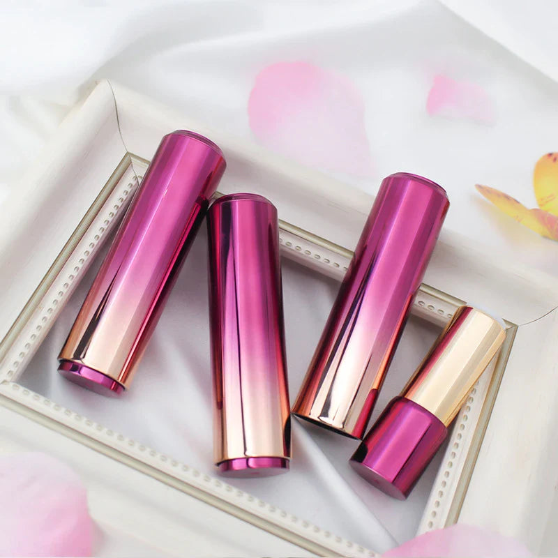 12.1mm DIY Purple Lipstick Tube Cosmetic Lip Balm Packing Container Lip Gloss Refillable Bottle Lip Accessory Wholesale