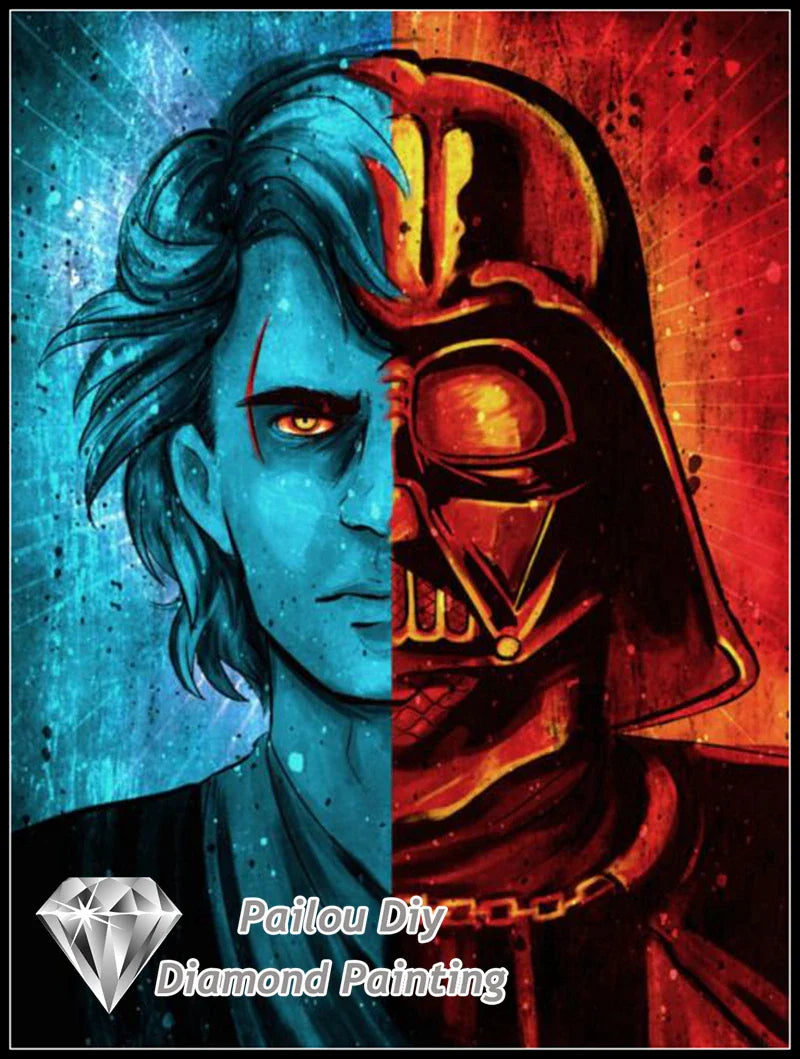 Diy Star Wars Dark Darth Vader 5d Diamond Painting Kits Disney Movie Hayden Christensen Actor Mosaic Cross Stitch Home Decor