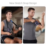 New Multi-function Fascia Gun Muscle Vibration Massager Low Noise Multiple Massage-Belt and Head Body Relaxer Massage Gun