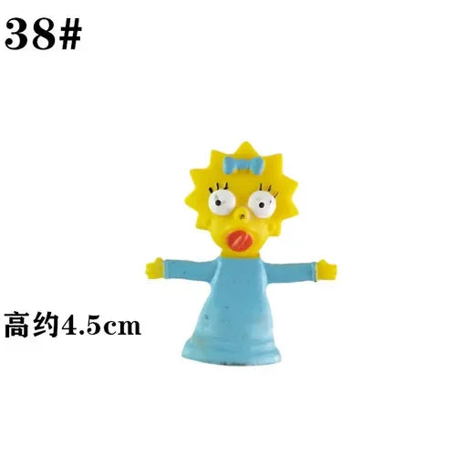 NJ Croce The Simpsonas Figure Bendable Doll Ornaments Accessories Fantasy Figurines Children Present