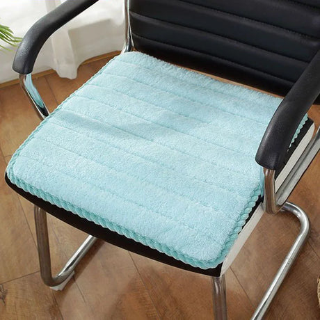 Kindergarten Children Stool Cushion Warm Student Chair Cushions With Bandage Sofa Car Seat Mat Thicken Office Seat Pad 25-50CM