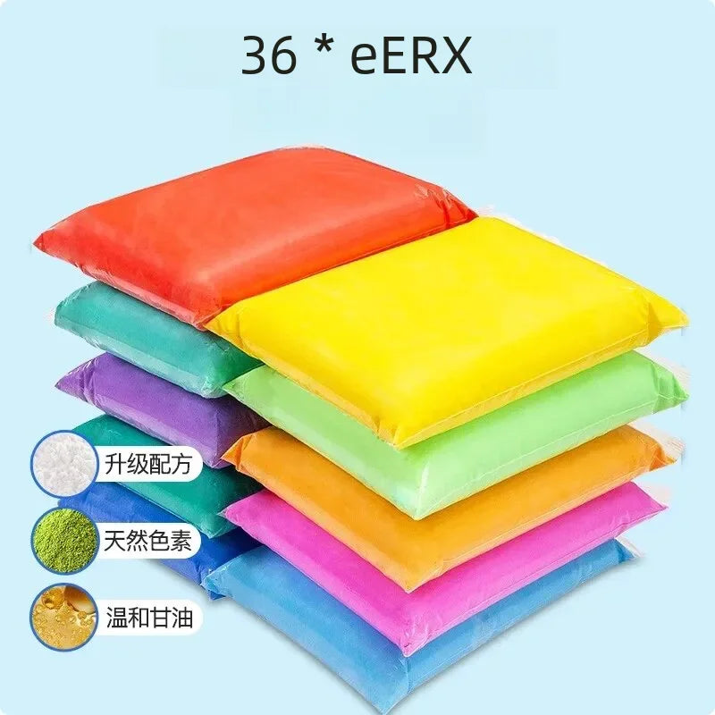 50g/bag Air Dry Plasticine Modeling Clay Slime DIY Handicraft Material Creative Toy Children' Playdough Light Clay Toy for Kid