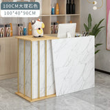 Modern wood Reception Desks Simple Supermarket Cashier Hotel Small Reception desk Beauty Salon Clothing Store checkout counter Z