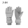 Waterproof Adult Kids Ski Gloves Thick Children Mittens Snowboard Outdoor Snow Child Winter Gloves for Boys Girls Fleece Lining