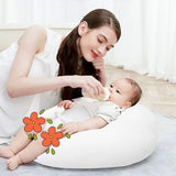 Soft and Breathable Ushaped Nursing Pillow Cover Cartoon Print Pillow Case Breastfeeding Pillow Slipcover Protectors A2UB