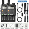 2PCS BaoFeng UV-S9 Pro V2 Walkie Talkie 10KM Long Range Transceiver Communicator Waterproof 10W Powerful UHF VHF Two Way Radio