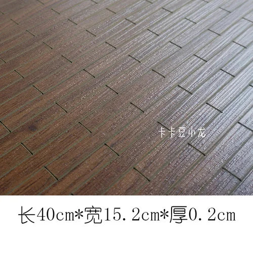 1/6 1/12 Dollhouse Wood Floor PVC Imitation Wood Board Miniature Scene OB11 BJD Lol Blyth Kitchen Bathroom Miniature Accessory