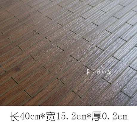 1/6 1/12 Dollhouse Wood Floor PVC Imitation Wood Board Miniature Scene OB11 BJD Lol Blyth Kitchen Bathroom Miniature Accessory