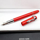 PPS Inheritance Series MB Red&Black Classic Fountain Rollerball Ballpoint Pen with Exquisite Snake Clip Writing Smooth