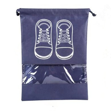 Waterproof Shoe Storage Bag, Thicken Non-woven Fabric, High Quality, Travel, Moisture-proof, Dustproof, Customized Logo, 10Pcs