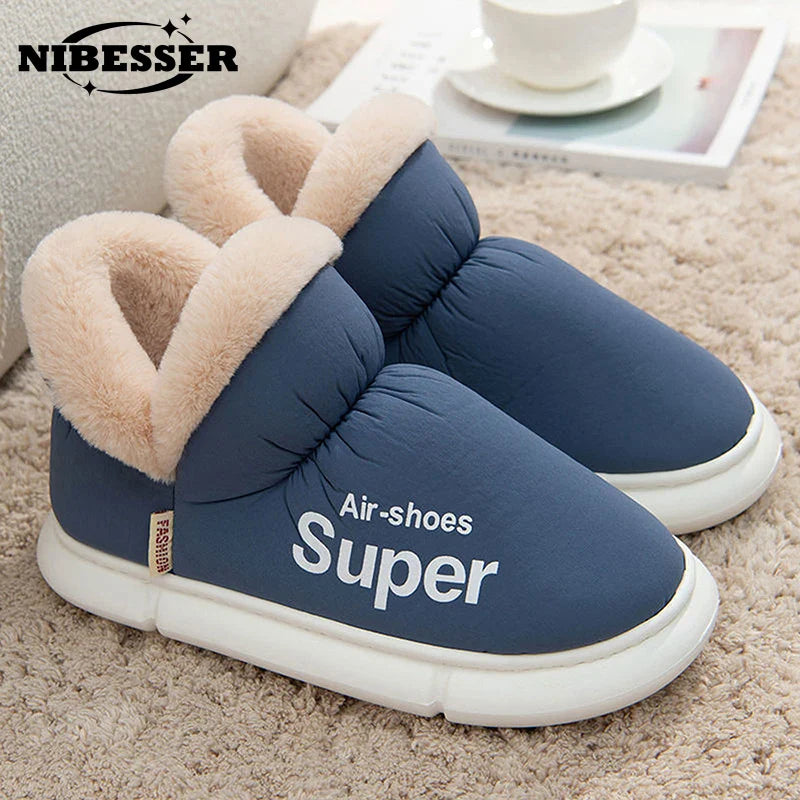 New Women Boots Winter Snow Boots Platform Shoes For Women Ankle Boots Waterproof Botas Mujer Keep Warm Botines Cotton Shoes