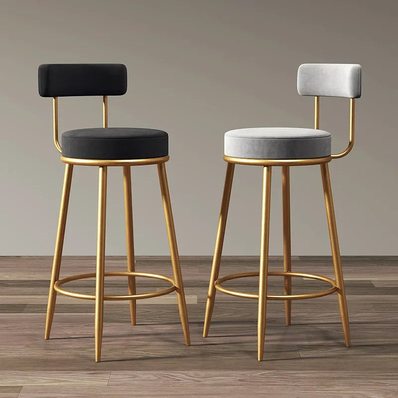 Bar Chair Simple Casual Home Cafe Stool Back High Chair Dining Chair Nail Shop Reception Room Bar Stools Bar Table for Home