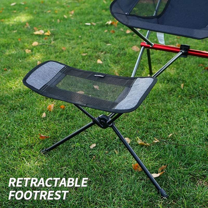 Outdoor Folding Chair Footstool Portable Recliner Lazy Foot Drag Telescopic Extension Leg Stool Moon Chair Kit