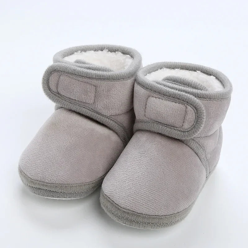 Winter Sweet Newborn Baby Girls Princess Winter Boots First Walkers Soft Soled Infant Toddler Kids Girl Footwear Shoes Booties