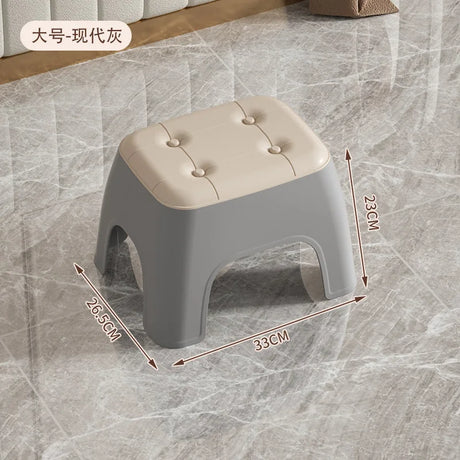 New Small Household Shoe Changing Stool Small Chair Ins Sofa Living Room Foot Rest Stool Tea Table Children Bathroom Footstool