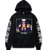 Anime Jujutsu Kaisen Hoodies Men Satoru Gojo Print Sweatshirt Autumn Winter Harajuku Hoody Hooded Streetwear Plus Size Hoodie