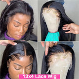 HD Transparent 13x4/13x6 Straight Lace Front Wig 4x4 Lace Closure Wig Brazilian 360 Human Hair Lace Frontal Wigs For Black Women