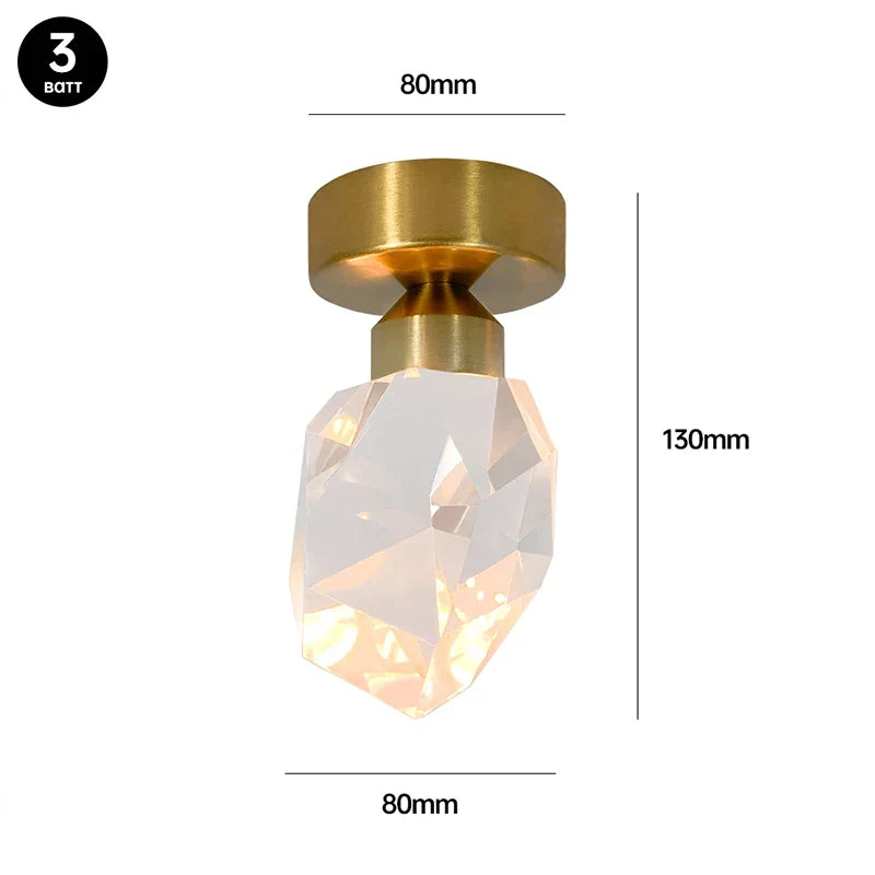 HD Luxury Pendant Lights For Dining Living Room Bedroom Bedside Kitchen Cafe Bar Indoor Decor LED Crystal Hanging Ceiling Lamps