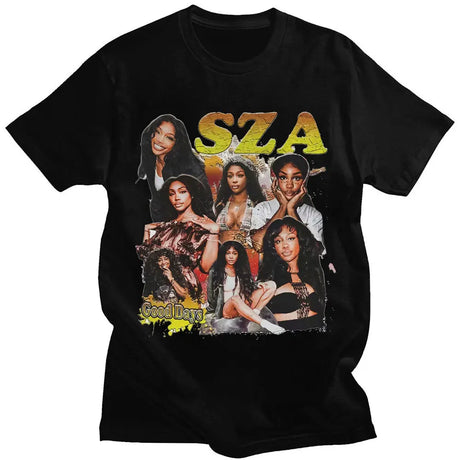 Rapper SZA CTRL X SOS Album Graphic Print T Shirt Vintage Punk Hip Hop Harajuku T Shirt Fashion Casual Plus Size T Shirt Women