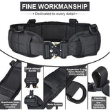 Men's Waist Belt Set Military Outdoor Hunting Tactical Multi-functional Combat Survival High Quality Marine Corps Style