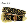 Punk Western Rhinestone Belts for Women Luxury Diamond Strap Cowgirl Cowboy Bling Crystal Pin Wide Buckle Studded Y2K Mens Belts