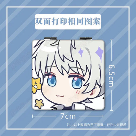 Zayne Qi Yu Animation Derivatives Mirror Anime Love and Deepspace Fold Mini Mirror Toy Figures Cute Cosplay Portable Accessories