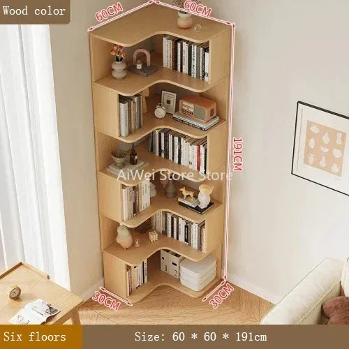 Storage Mainstays Bookshelf Shelves Wall Organizer Magazine Racks Living Room Book Shelf Display Magazine Racks Nordic Furniture