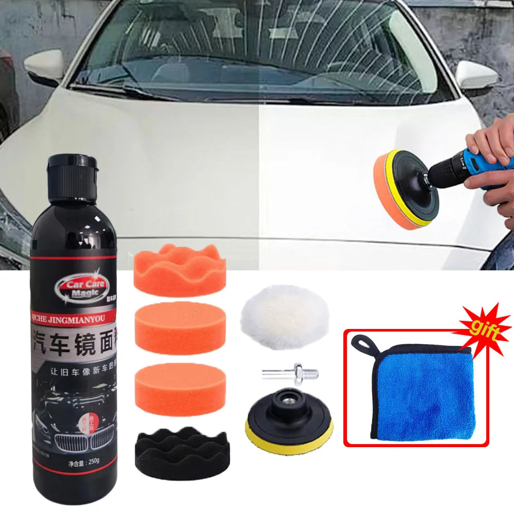 Car Ceramic Paint Coating Agent Quick Detail Wax Hydrophobic Scratch Remover Car Polishing Clean Restoration 6 In 1 Paint Care