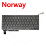 New A1286 Keyboard For MacBook Pro 15" A1286 Replacement Keyboard US UK ES FR RU DE HU KR PT DK NO 2009 2010 2011 2012