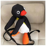 38cm Penguin Plush Backpack Cartoon Cute Penguin Plush Toy Soft Stuffed Animal Shoulder Bag for Birthday Best Gifts