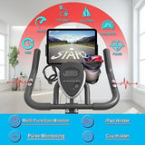 GOFLYSHINE Exercise Bikes Stationary,Exercise Bike Home Indoor Cycling Bike Home Cardio Gym,Workout Bike with Ipad Mount