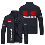 New Kawasaki Motorcycle Jacket Sports Jacket Fashionable Casual Men's Clothing Kawasaki Racing Suit Casual suit jacket