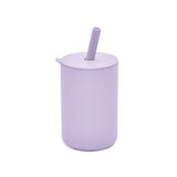 Baby Silicone Feeding Training Cutlery Liquid Straw Cup Kids Learning Cup Double Handle Straw Cup BPA Free Toddler Kettle