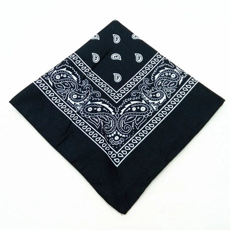 Fashion Bandana Kerchief Head Square Scarves Print Handkerchief Woman Man Hair Band Neck Scarf Sports Headwear Wrap Head Scarf