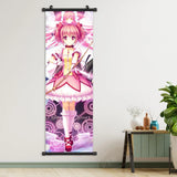 Wall Art Puella Magi Madoka Magica Pictures Anime Poster Scroll Akemi Homura Hanging Tomoe Mami Painting Canvas Print Home Decor