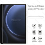 2 Pieces HD Scratch Proof Screen Protector Tempered Glass For Samsung Galaxy Tab S9 FE+ Plus 12.4-inch SM-X610 X616B Tablet Film