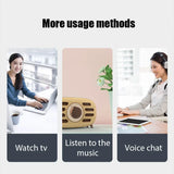 Portable External Usb To 3.5mm Mic Headphone Jack Stereo Headset 3d Sound Card Audio Adapter New Speaker Interface For Laptop