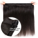 Straight Human Hair Bundles 100% Human Hair Bundles Natural Black Cheap Human Hair Bundles Extension 32 Inch Wholesale Bundles