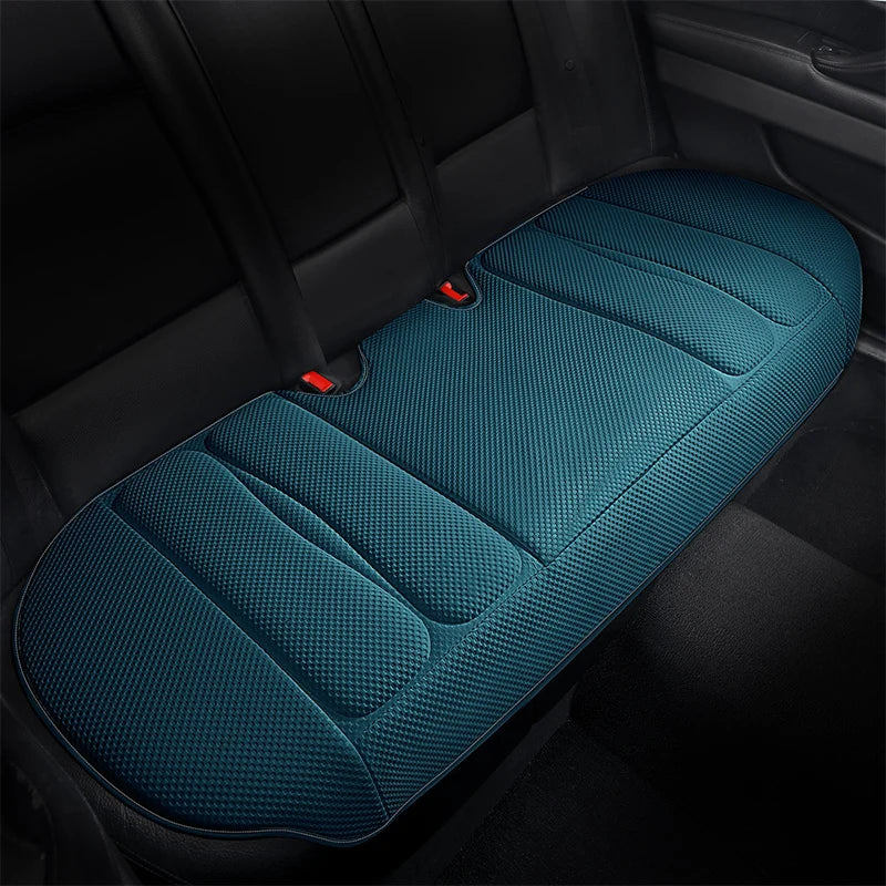 Universal Car Seat Covers Front Back Blue Cushion Breathable Waterproof Auto Ice Silk Mats Pad Full Set Fit Green Protector