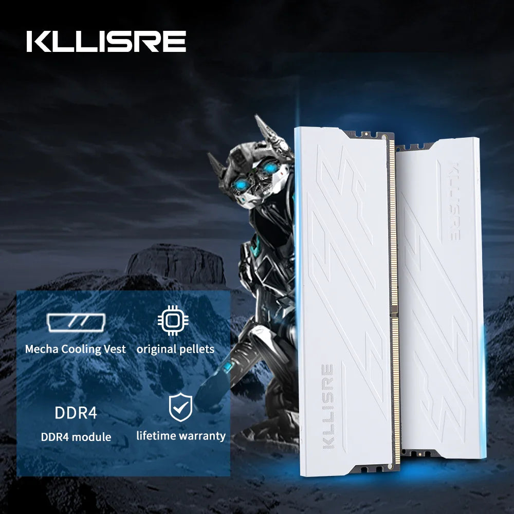 Kllisre RAM DDR4 8GB 16GB Memory 2666MHz 3200MHz Desktop Dimm High Compatible