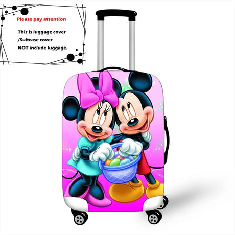 18-32 Inch Mickey Minnie Elastic Luggage Protective Cover Trolley Suitcase Protect Dust Bag Case Travel Accessories