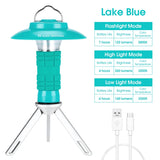 WEST BIKING Portable Camping Light with Magnetic USB Rechargeable Camping Lantern Outdoor Led Flashlight Tent Camp Supplies