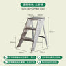 Modern Home Folding Ladder Transparent Acrylic Step Ladders Japanese Portable Telescopic Ladder Rack Creative Stairs Step Stool